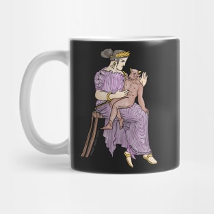 Pasiphae and Baby Minotaur by Greek Myth Comix Mug